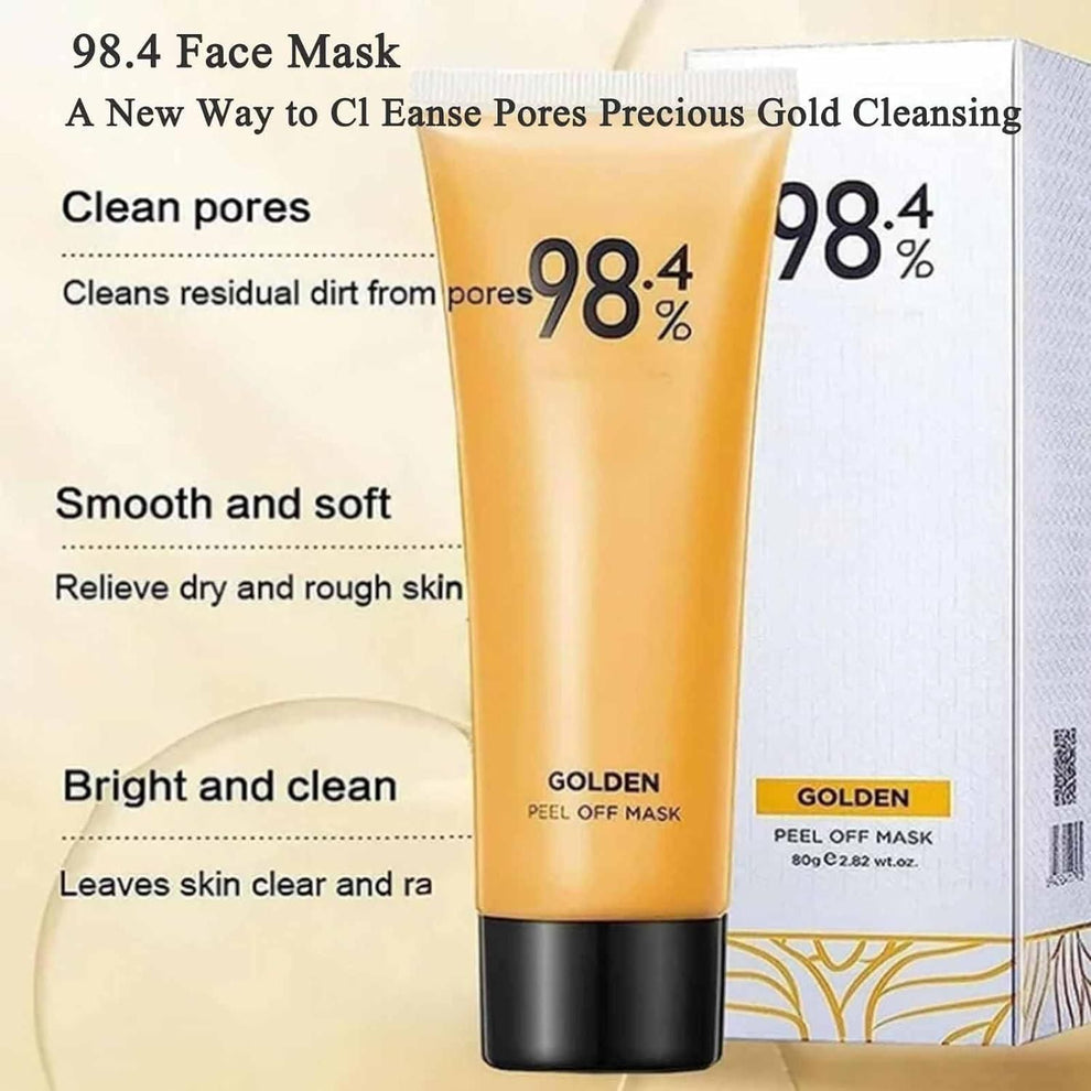 Gold Peel off Mask (Pack of 2)💛 Gold Peel-Off Mask – Instant Glow & Detox! 💛Pure Gold Peel-Off Mask BUY 1 GET 1 FREE