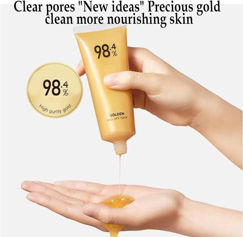 Gold Peel off Mask (Pack of 2)💛 Gold Peel-Off Mask – Instant Glow & Detox! 💛Pure Gold Peel-Off Mask BUY 1 GET 1 FREE