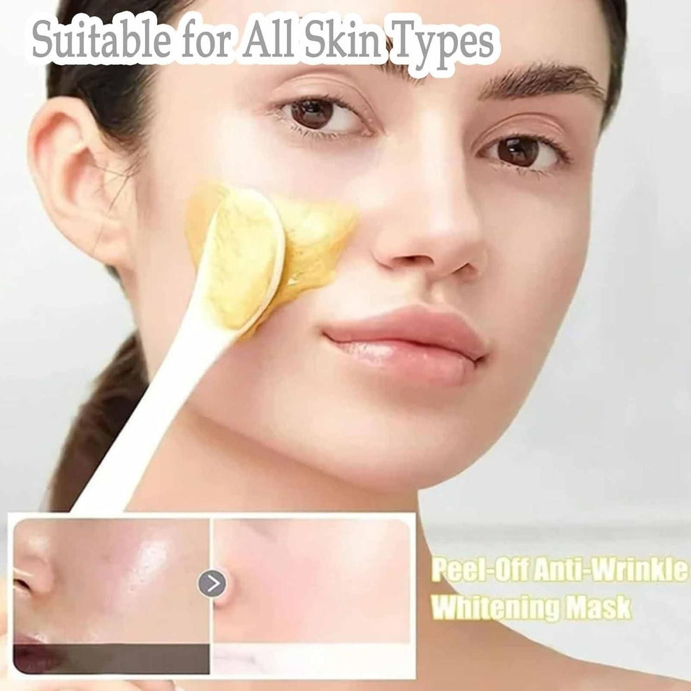 Gold Peel off Mask (Pack of 2)💛 Gold Peel-Off Mask – Instant Glow & Detox! 💛Pure Gold Peel-Off Mask BUY 1 GET 1 FREE